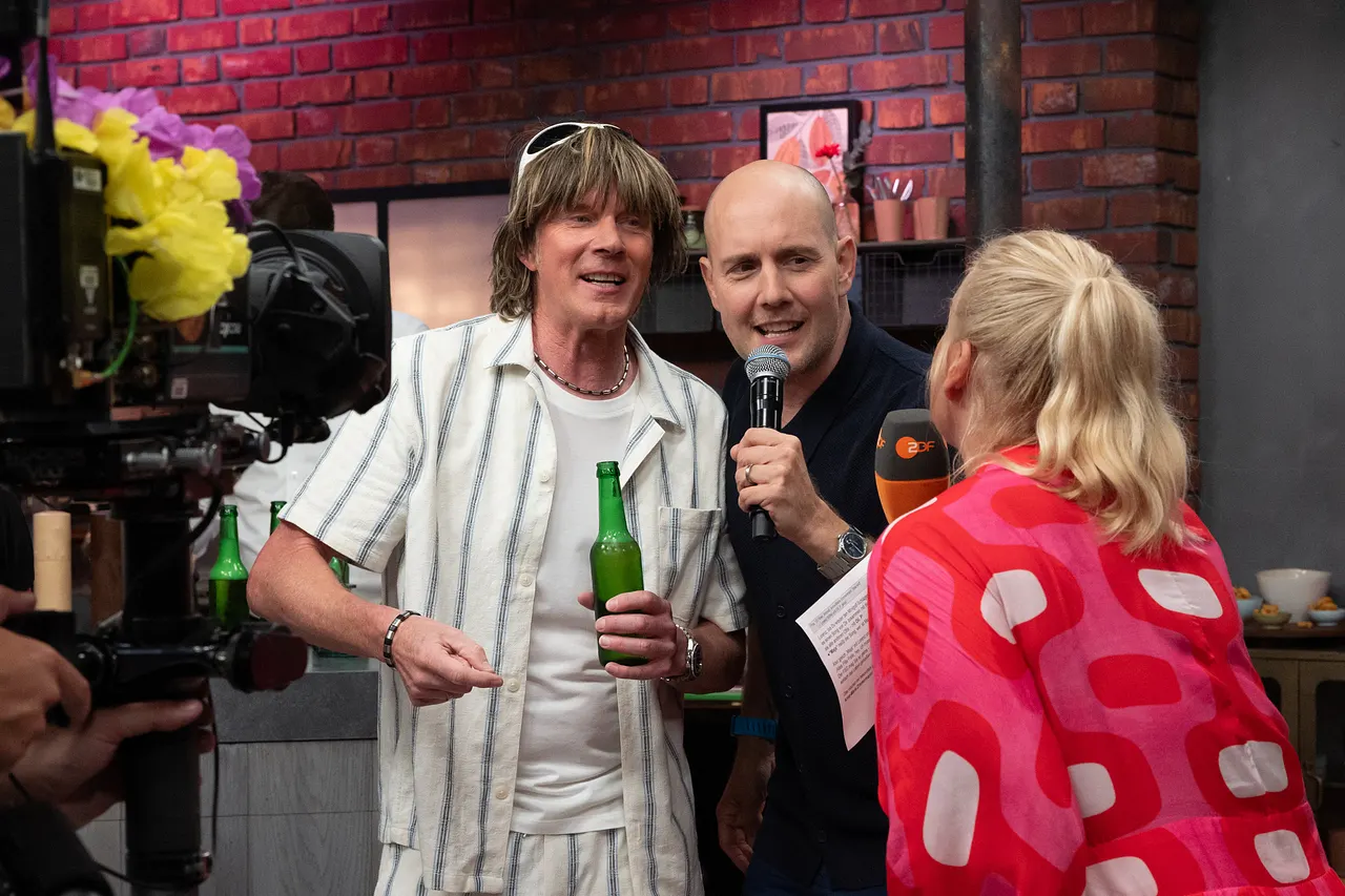 92913-13-10 (1) Mickie Krause, Oli P. und Andrea Kiewel. - Foto: ZDF/Ralph Orlowski