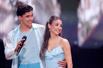Ekaterina Leonova und Diego Pooth hoffen auf den Sieg.