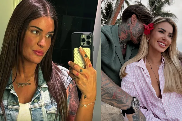 Instagram Beiträge von Gloria Glumac vor dem Spiegel und Nikola zusammen mit Kim Virginia im Pärchenmodus. Jetzt äußern sich Gloria nach den Vorwürfen von Kim auf Instagram – eine rätselhafte Botschaft. 