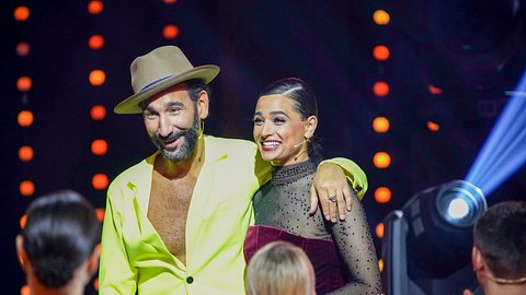 Massimo Sinató & Amira Pocher - Foto: RTL/ Stefan Gregorowius