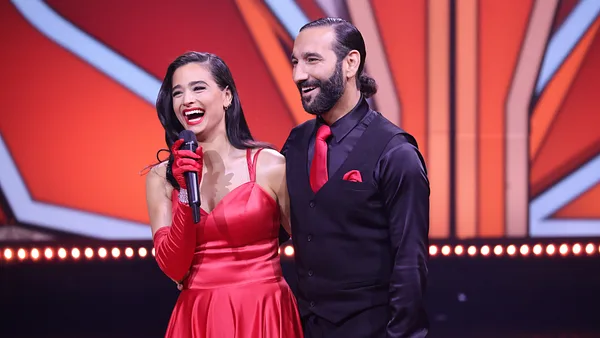 Massimo Sinatò und Amira Pocher