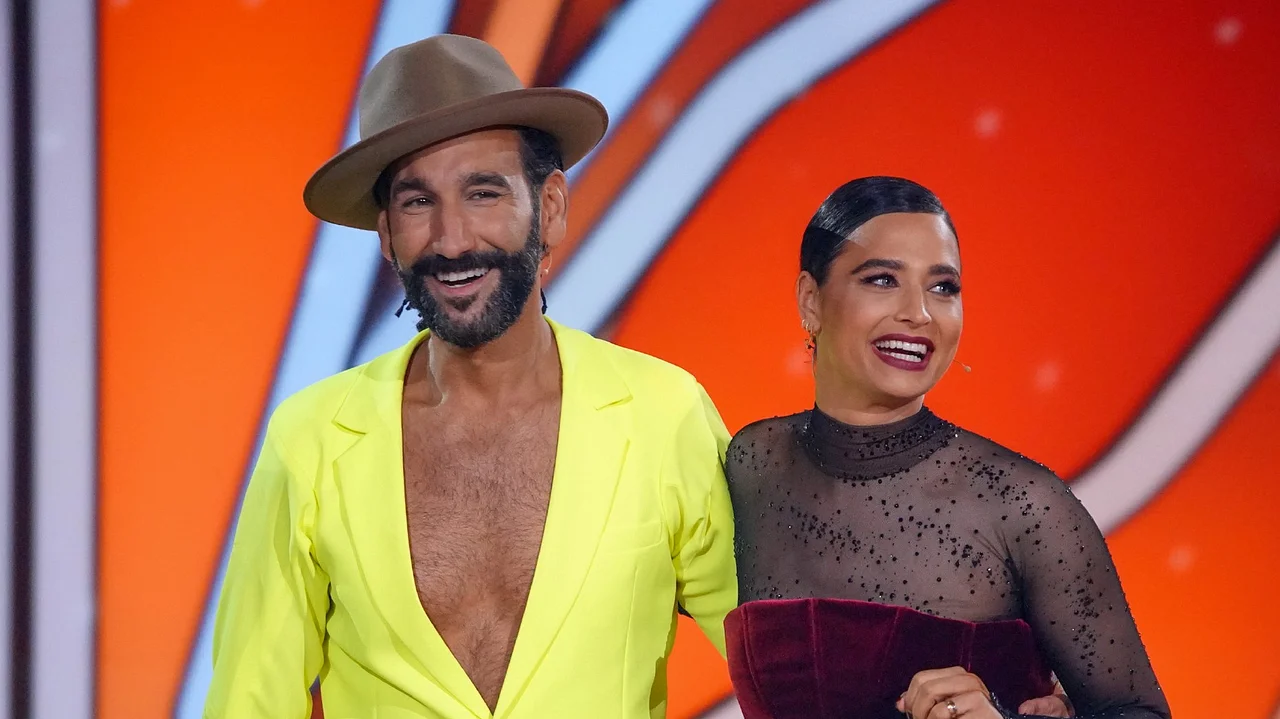 Massimo Sinató und Amira Pocher Massimo Sinató und Amira Pocher - Foto: RTL / Stefan Gregorowius