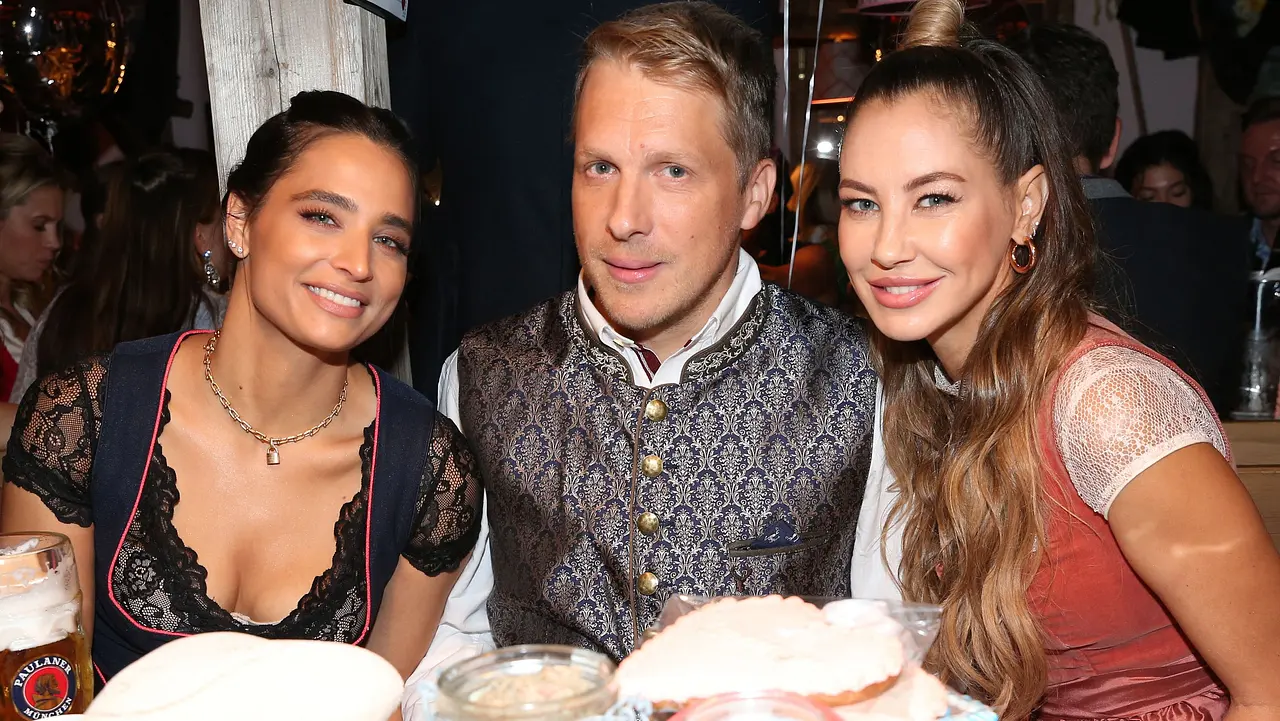Amira Pocher, Oliver Pocher & Sandy Meyer-Wölden Amira Pocher, Oliver Pocher & Sandy Meyer-Wölden - Foto: Gisela Schober/Getty Images