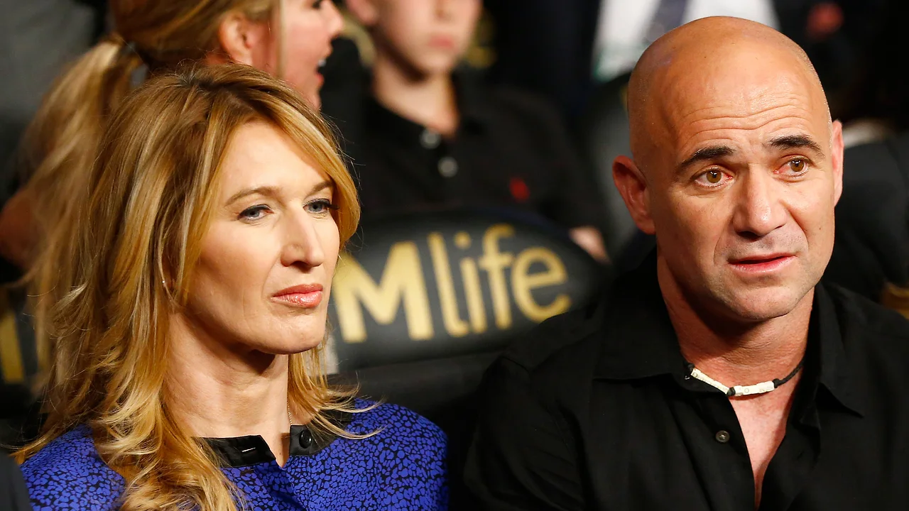 Steffi Graf & Andre Agassi - Foto: Getty Images Steffi Graf & Andre Agassi - Foto: Getty Images