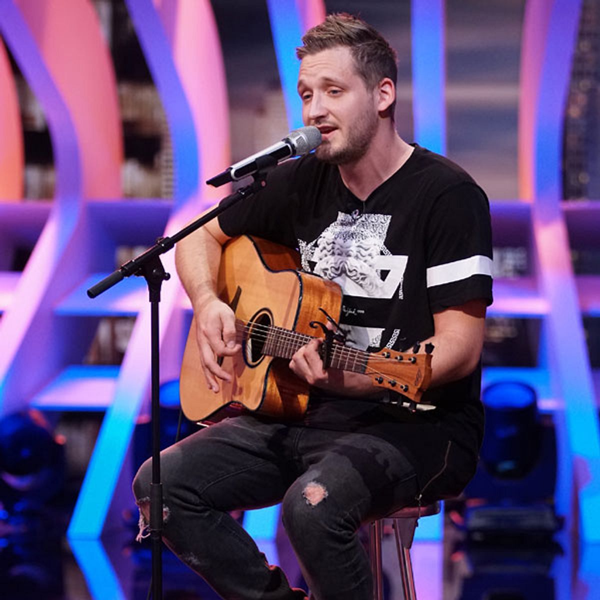 Andre Roszewicz war bei Rising Star dabei