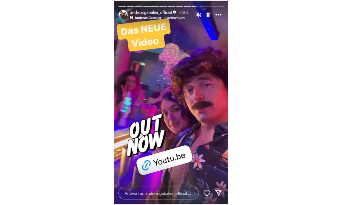 Andreas Gabalier in Verkleidung Andreas Gabalier in Verkleidung
