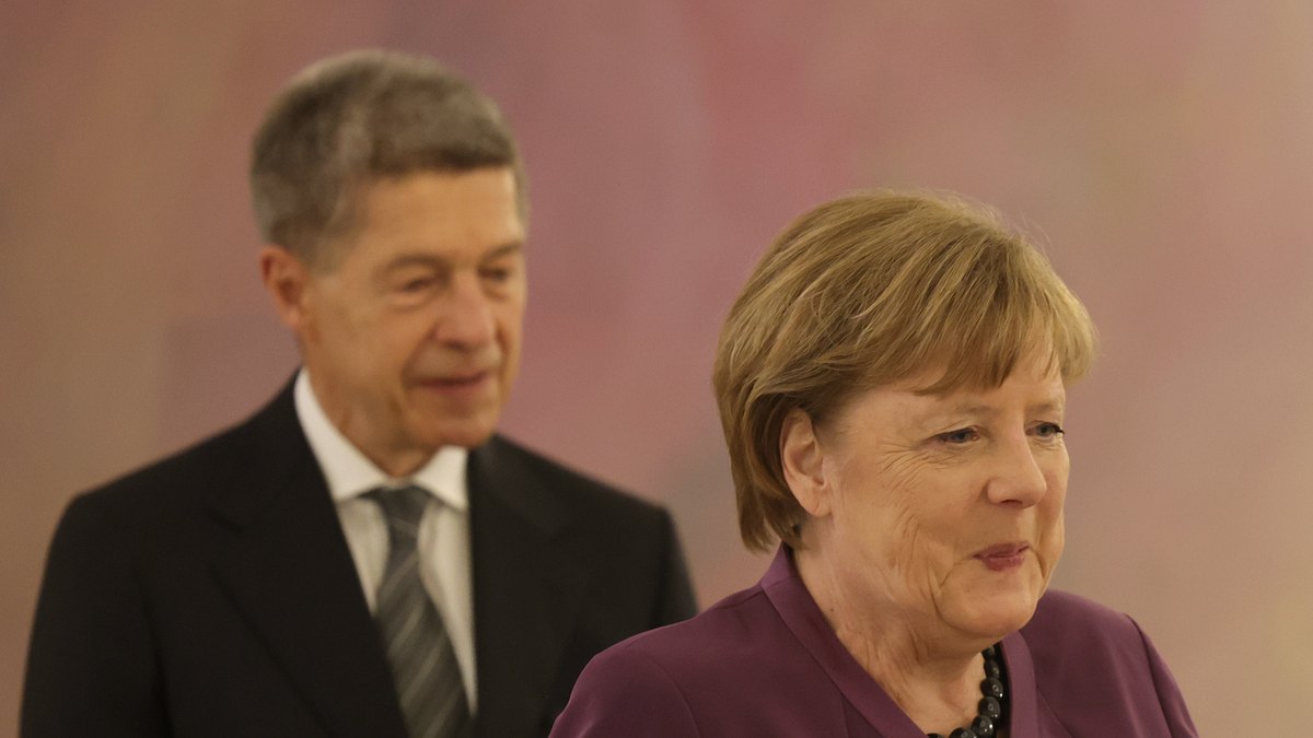 Joachim Sauer Angela Merkel 