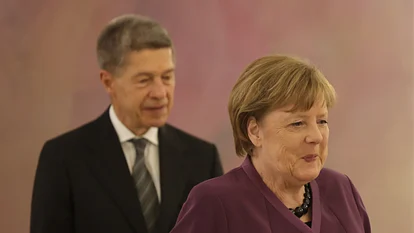 Joachim Sauer Angela Merkel 