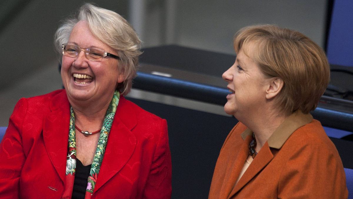 Angela Merkel & Annette Schavan