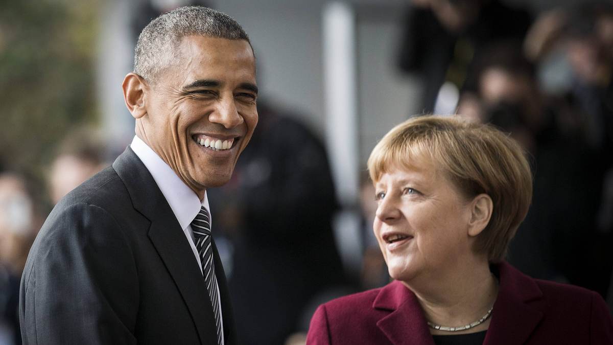 Angela Merkel & Barack Obama