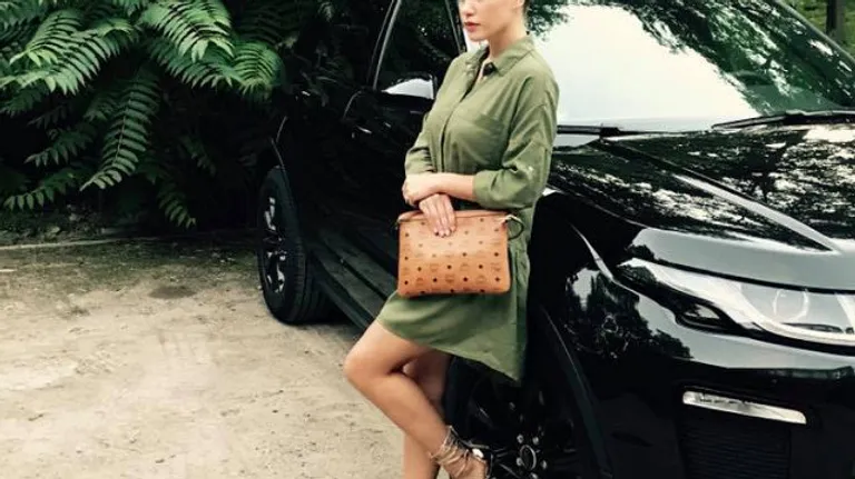 Angelina Heger hatte einen Unfall