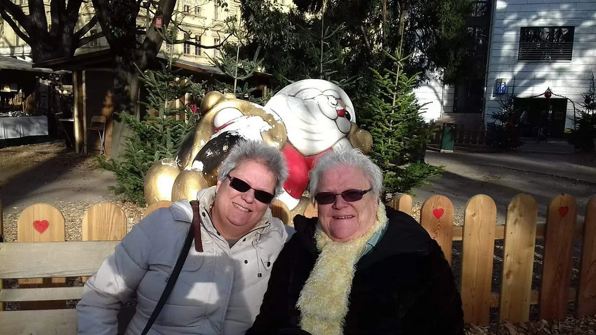 Anke Leithäuser und ihre Mutter Gisela Anke Leithäuser und ihre Mutter Gisela