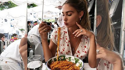 Ann-Kathrin Götze Spaghetti Bolognese - Foto: Instagram