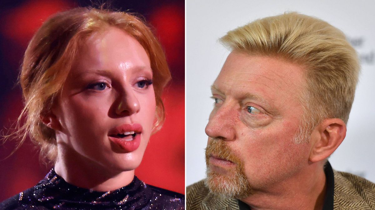 Anna Ermakova und Boris Becker