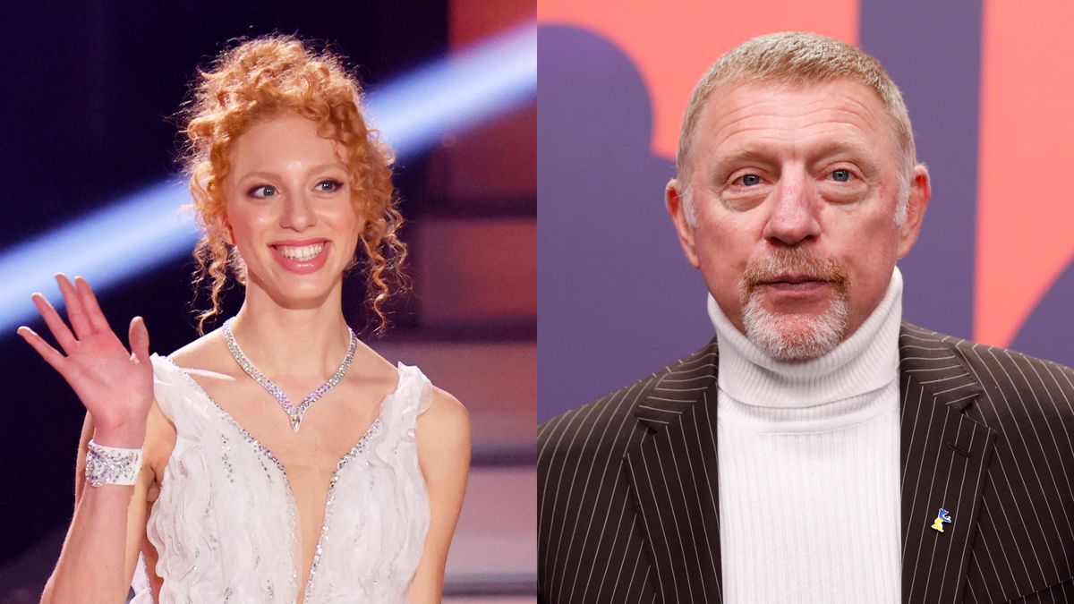 Anna Ermakova und Boris Becker