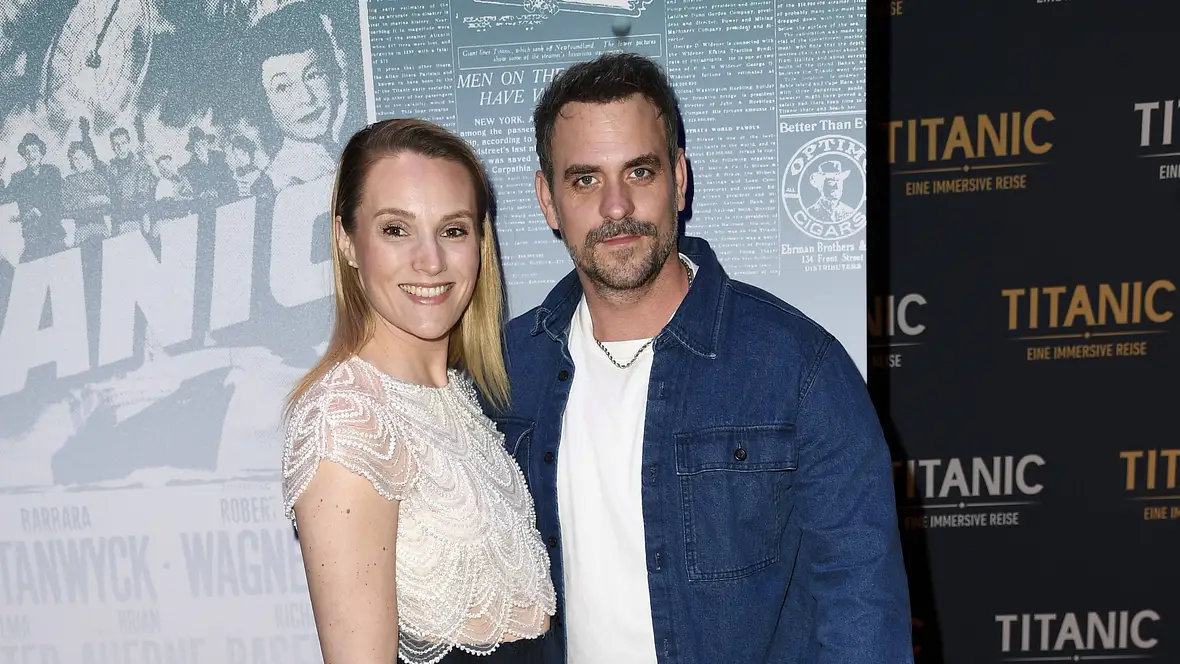 Anna Hofbauer und Marc Barthel auf dem roten Teppich