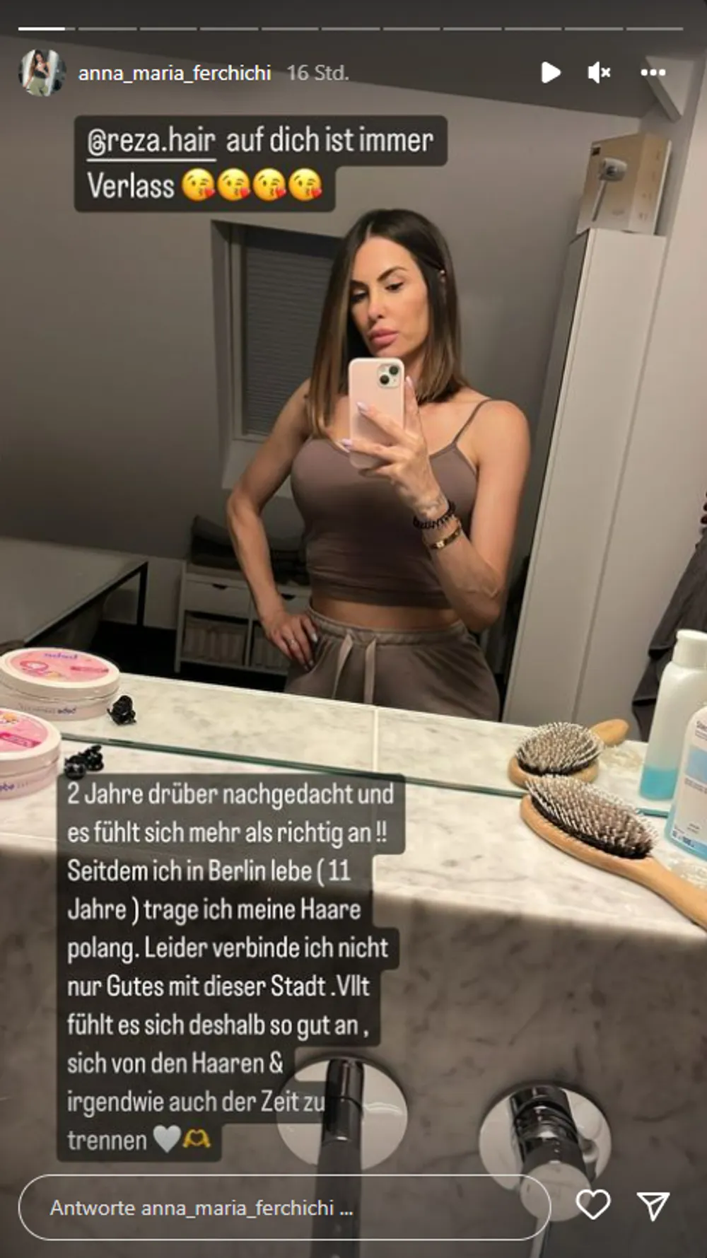 Anna-Maria Ferchichi neue Frisur Anna-Maria Ferchichi neue Frisur