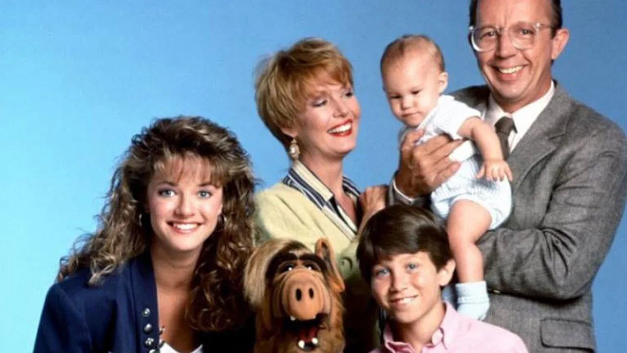 Familie Tanner aus "ALF" Anne Schedeen als Kate Tanner mit ihrer Familie in ALF - Foto: Facebook