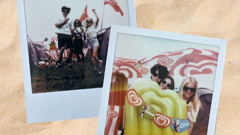 Polaroid-Bilder - Foto: Collage Langnese x AdobeStock/BUDDEE