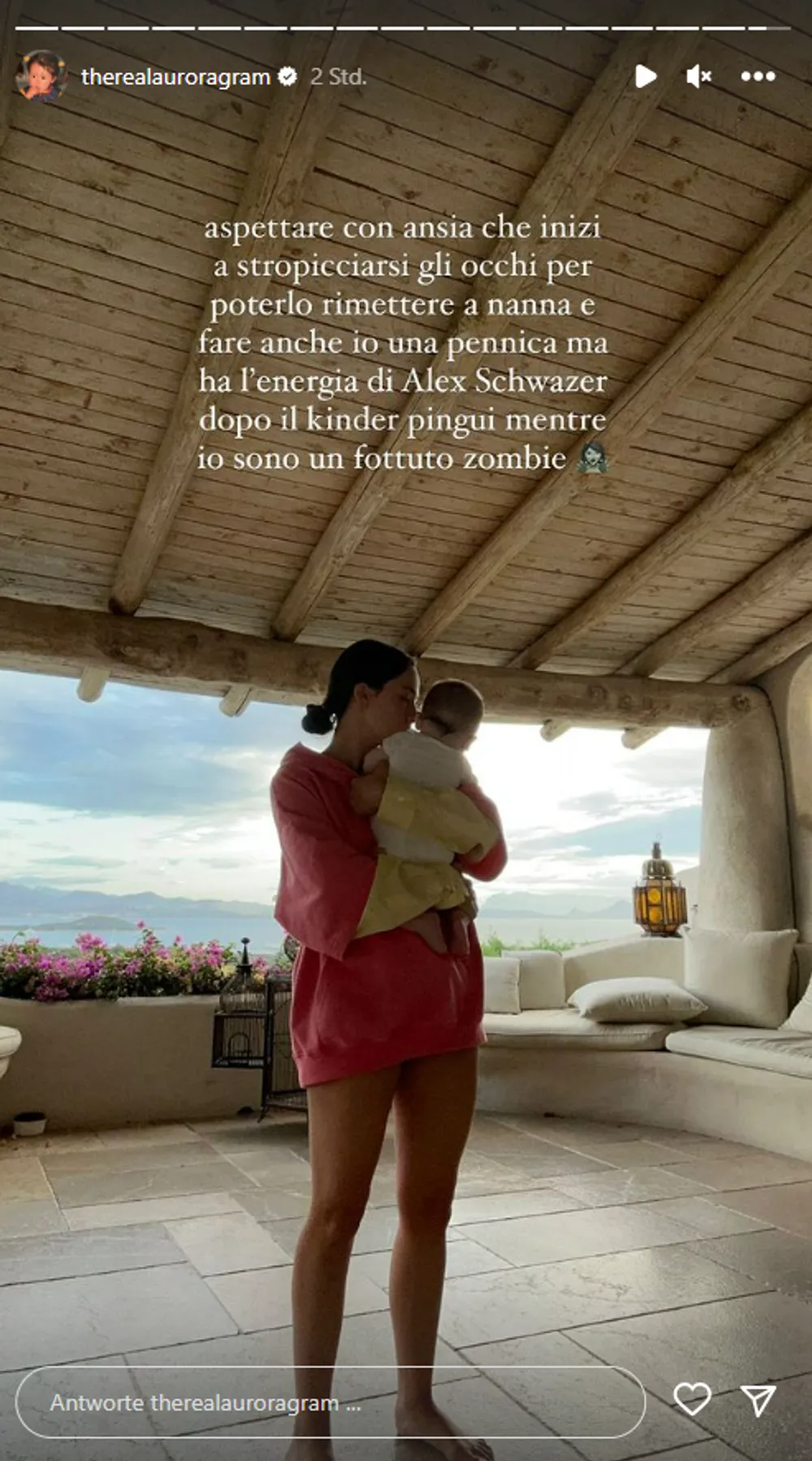 Aurora Ramazzotti & Baby Cesare Aurora Ramazzotti & Baby Cesare