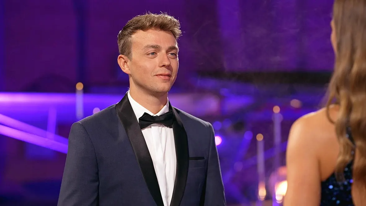 Bachelorette-Gewinner Devin im Finale 2024 Bachelorette-Gewinner Devin im Finale 2024