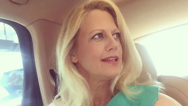 Barbara Schöneberger mit blonder Mähne