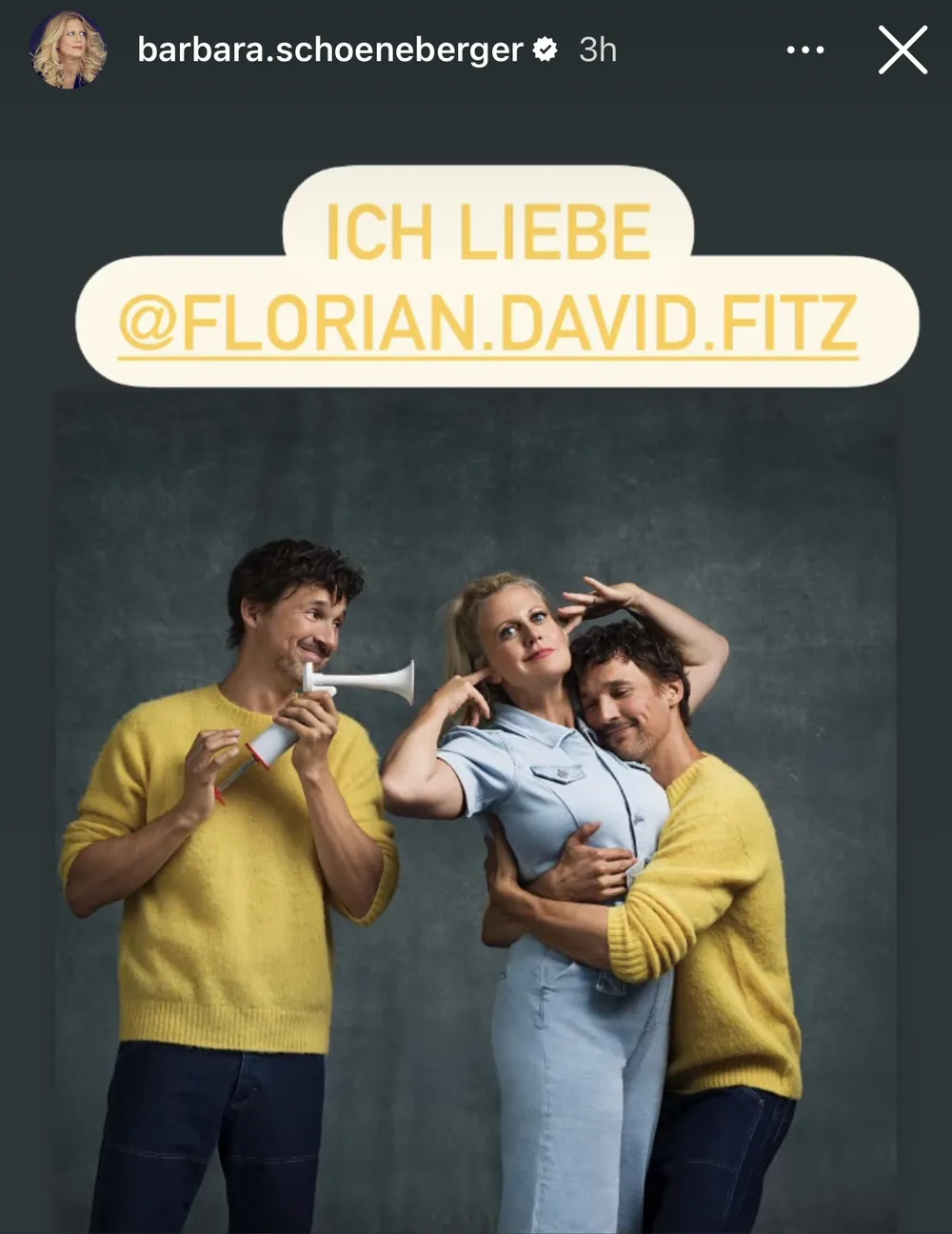 Barbara Schöneberger und Florian David Fitz Barbara Schöneberger und Florian David Fitz