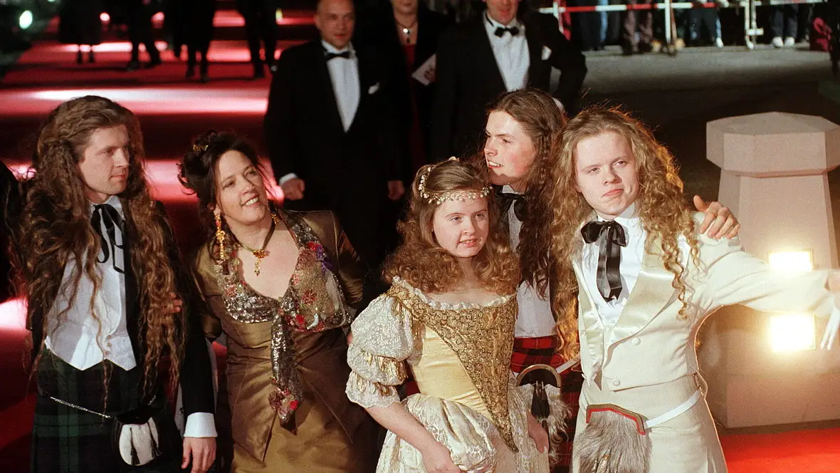 Barby Kelly mit ihrer "The Kelly Family"