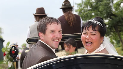 Josef und Narumol heirateten 2010 bei "Bauer sucht Frau"
