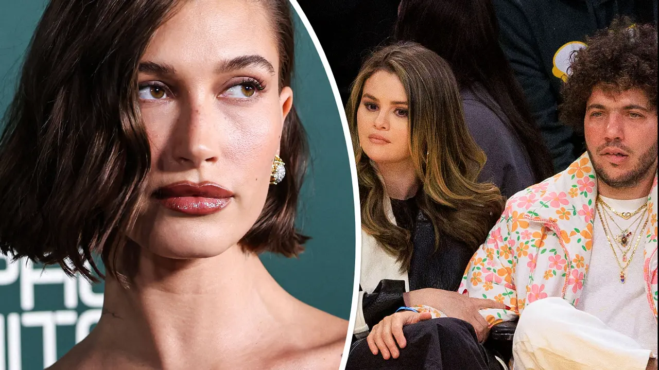 Hailey Bieber reagiert auf Verlobung von Selena Gomez. Hailey Bieber und Selena Gomez mit Benny Blanco. - Foto: IMAGO/ ZUMA Wire/ ABACAPRESS