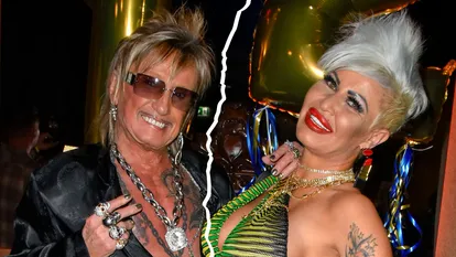 Bild von Bert Wollersheim & Ginger Costello Wollersheim mit Riss zwischen ihnen