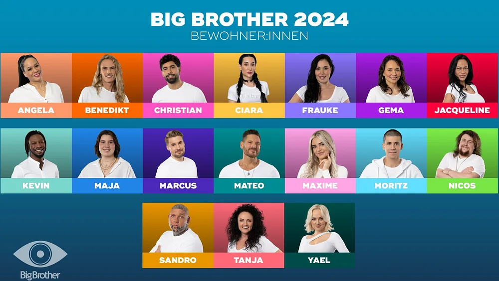 "Big Brother" 2024 Kandidat:innen "Big Brother" 2024 Kandidat:innen