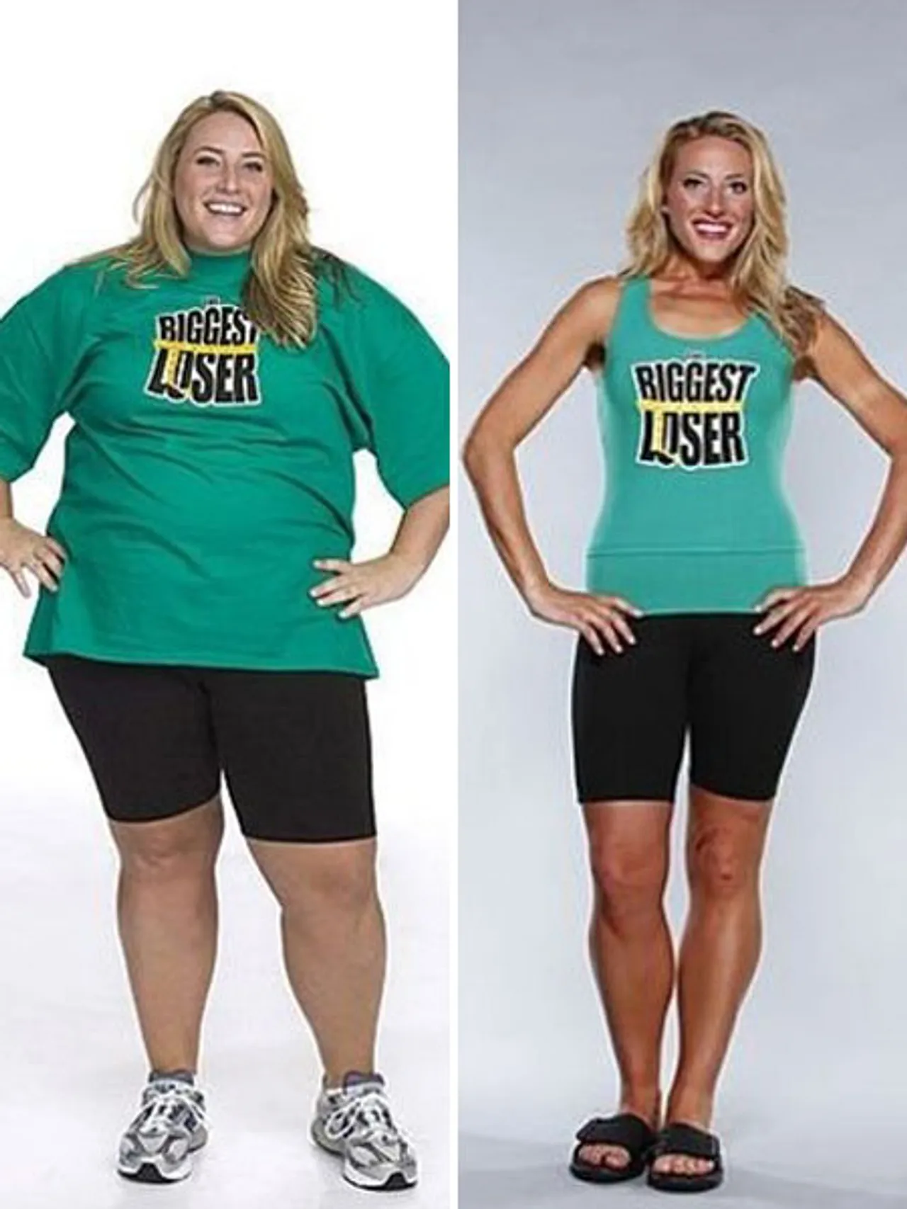 The Biggest Loser: Tara Costa vorher und nachher.  - Foto: Facebook