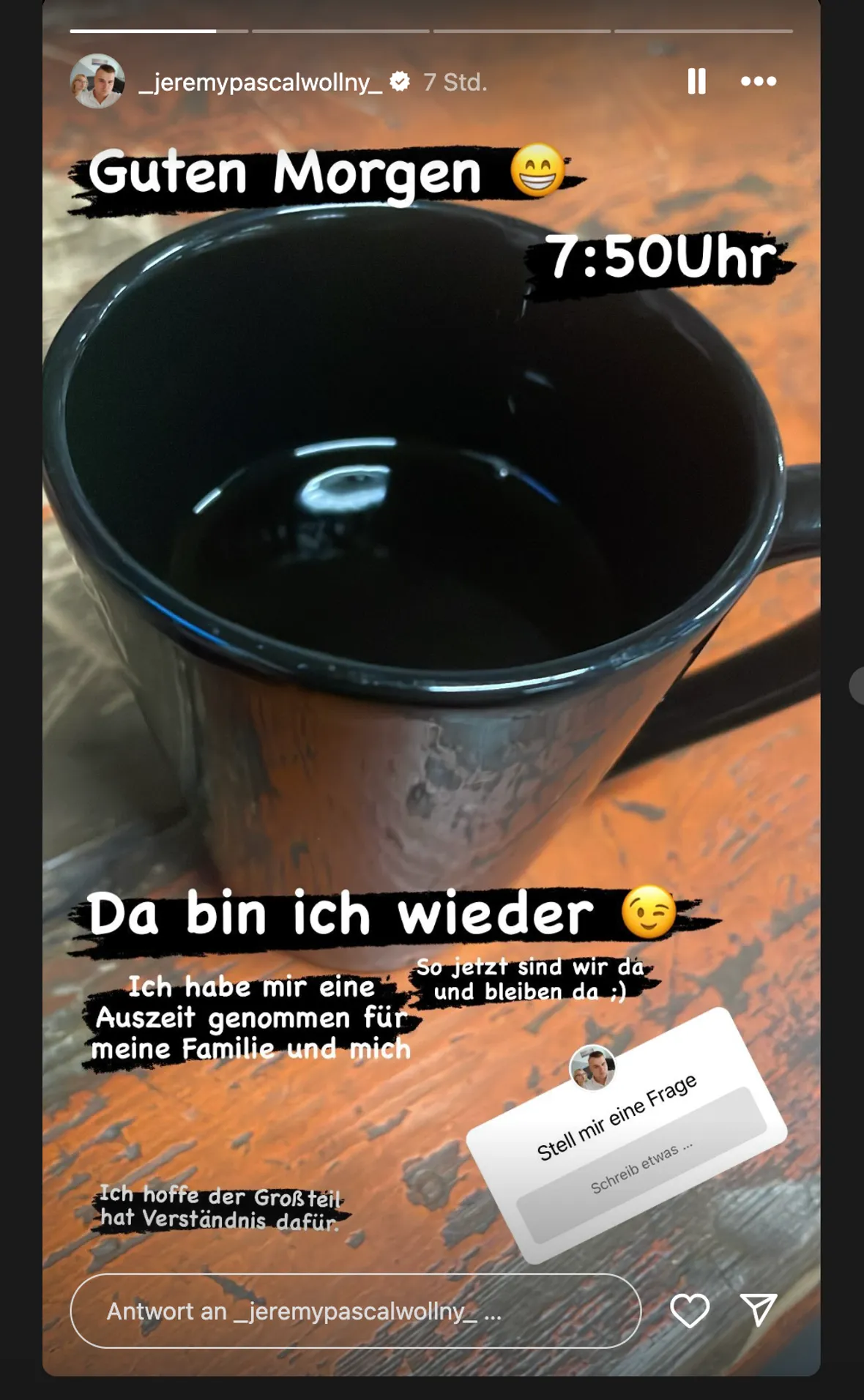 Insta-Story Wollny Insta-Story Wollny