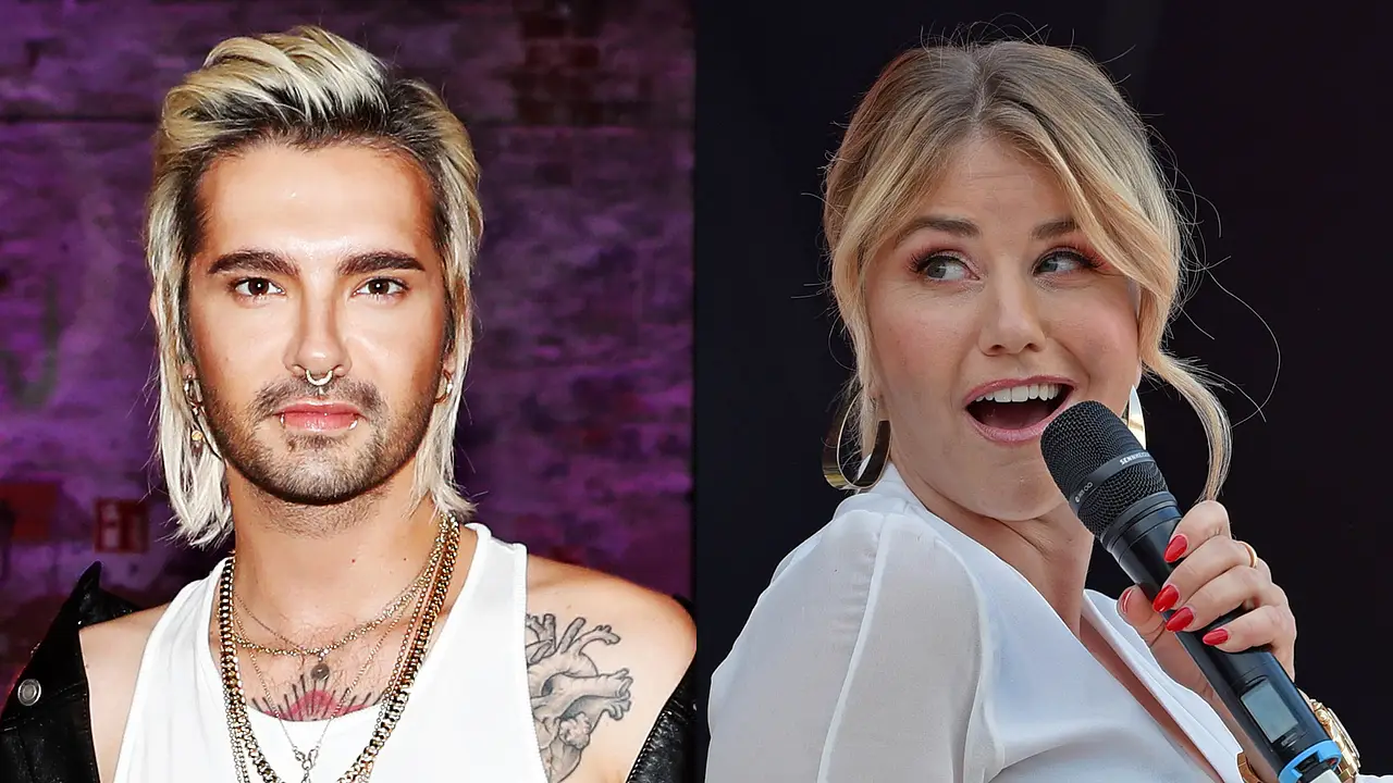 Bill Kaulitz und Beatrice Egli Bill Kaulitz und Beatrice Egli - Foto: Gerald Matzka/Getty Images/ Tristar Media (Collage)