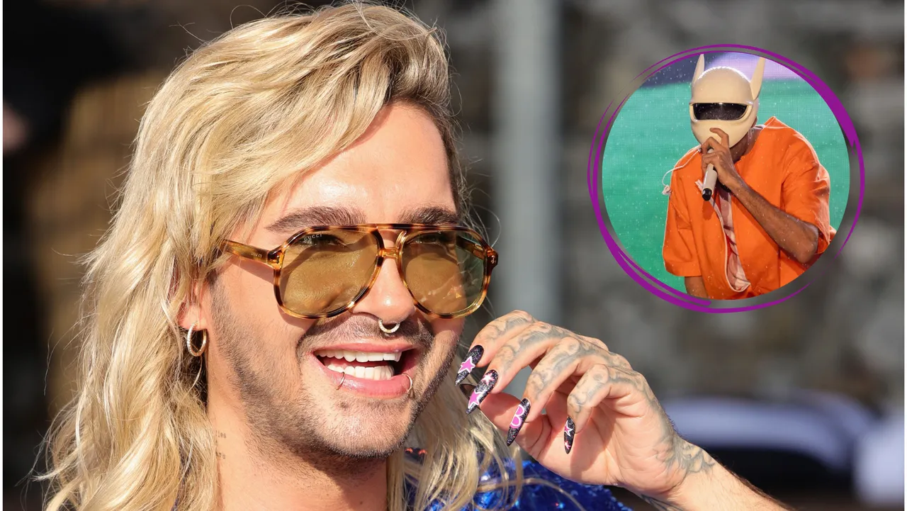 Bill Kaulitz und Cro Bill Kaulitz und Cro - Foto: Andreas Rentz /Getty Images/ IMAGO / Eibner (Collage)