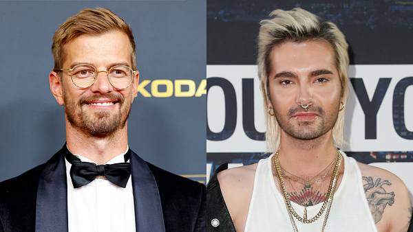 Joko Winterscheidt und Bill Kaulitz - Foto:  Isa Foltin/ WireImage/ Getty Images for ABOUT YOU Awards (Collage)