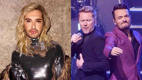 Bill Kaulitz, Ronan Keating und Giovanni Zarrella - Foto: Franziska Krug/ Getty Images for H&M/ IMAGO / Future Image (Collage)