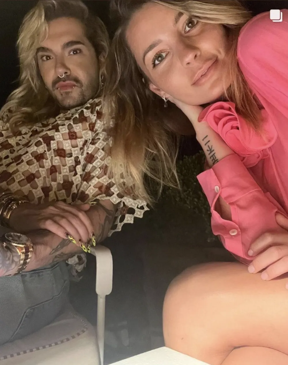 Bill Kaulitz und Sara Alviti Bill Kaulitz und Sara Alviti
