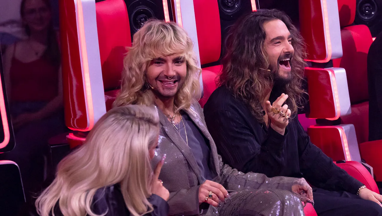 Shirin David, Bill und Tom Kaulitz Shirin David, Bill und Tom Kaulitz - Foto: ProSieben/ SAT.1/ Richard Hübner
