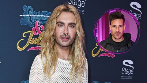 Bill Kaulitz und Marc Eggers - Foto: Tristar Media/ Getty Images (Collage)