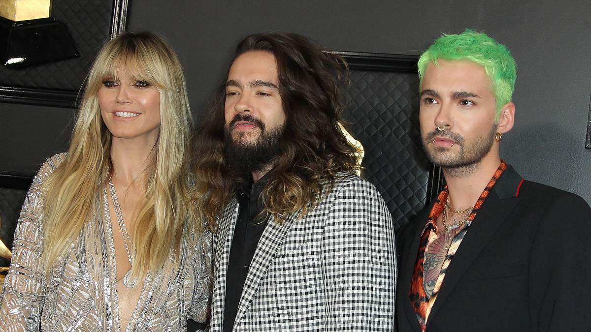 Bill & Tom Kaulitz & Heidi Klum