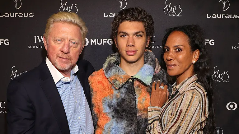 Boris und Barbara Becker mit ihrem Sohn Elias