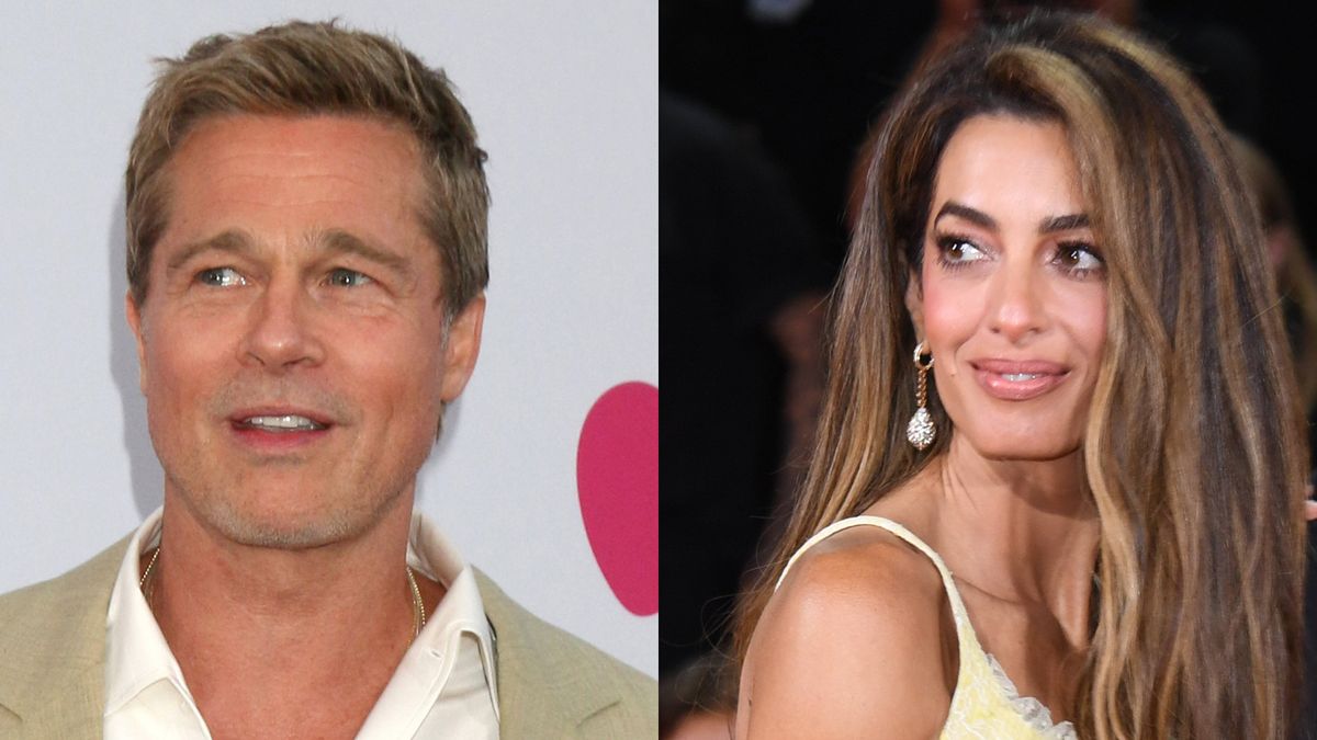 Brad Pitt und Amal Clooney