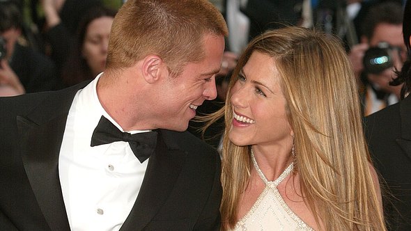 Brad Pitt & Jennifer Aniston - Foto: Evan Agostini/Getty Images