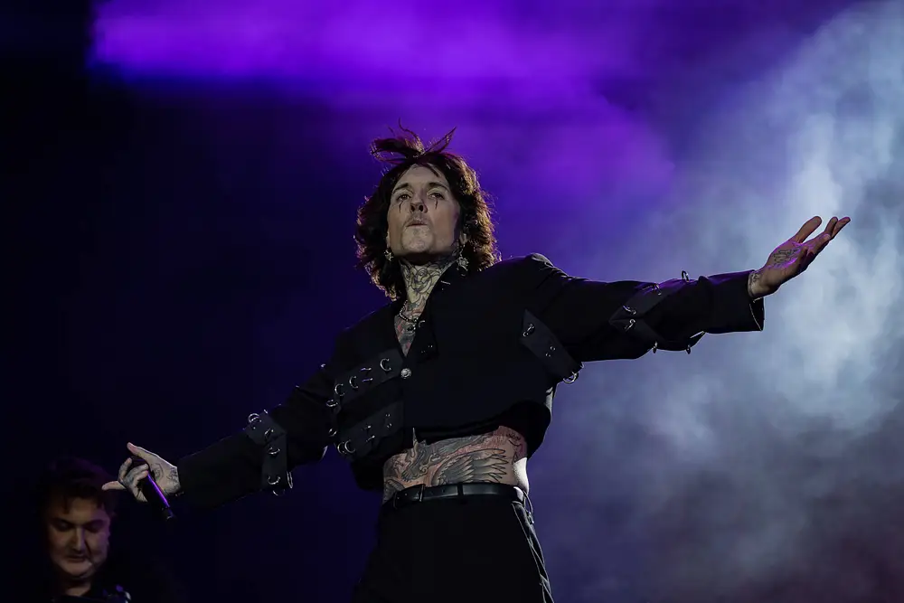 Oli Sykes von Bring Me The Horizon bei Rock am Ring 2023. Oli Sykes von Bring Me The Horizon bei Rock am Ring 2023.