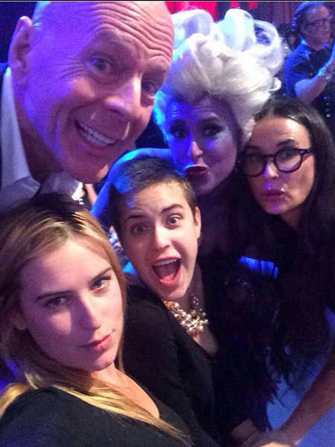 Bruce Willis &amp; Demi Moore: Süßes Familien-Selfie mit ihren Töchtern