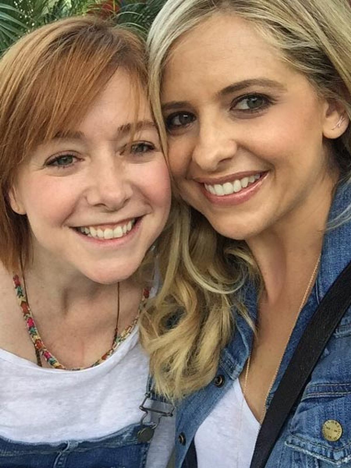 Die &quot;Buffy&quot;-Stars Sarah Michelle Gellar und Alyson Hannigan feiern Wiedersehen