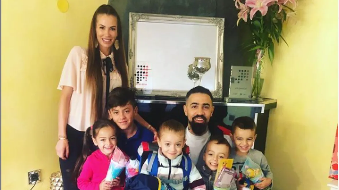 Bushido mit seiner Frau und seinen Kindern Bushido mit seiner Frau und seinen Kindern