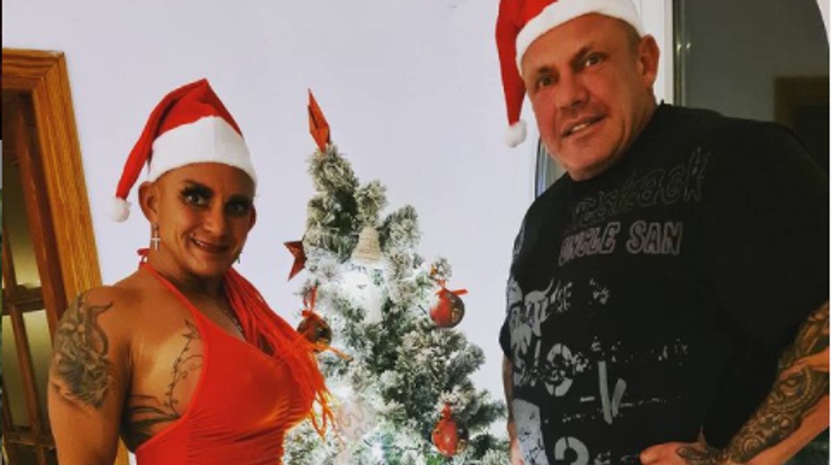 Caro und Andreas Robens an Weihnachten